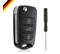 Autoschlüssel Gehäuse 3 Tasten für Hyundai Kia langlebiges Kunststoff Ersatz