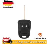 Autoschlüssel Gehäuse Geeignet für Opel Insignia Astra J zafira Corsa E Schwarz