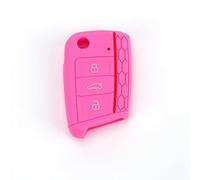Autoschlüssel Hülle für Skoda Fabia 3 Superb 3, Kratzfestes Auto Fernbedienung Schlüssel Gehäuse, Autoschlüssel Schutz Gehäuse Zubehör,normal-B Pink