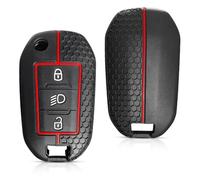 Autoschlüssel Hülle Schlüsselhülle für OPEL Grandfür Land X Combo für Citroen C5 Aircross C4 Picasso C2 C3 X7 für Peugeot-Black A(new)