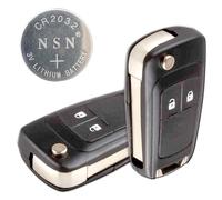 Autoschlüssel Klapp Schlüssel Gehäuse OPEL Astra J Corsa Adam Meriva 2 Tasten
