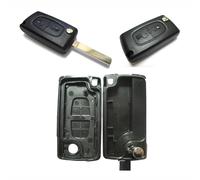 Autoschlüssel Schlüsselgehäuse Rohling 2 Tasten Peugeot 107 207 207CC 306 (PG04)