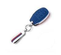 Autoschlüssel-Schutzhülle A+ Wildleder-Autoschlüsselhülle für Bentley für Bentayga(Blue Red)