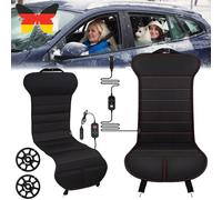 Autositz Heizkissen Beheizbare Kissen Sitzauflage 12V/24V für Auto Sitzheizung