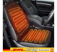 Autositz Heizkissen beheizbare sitzauflage mit 12V für Auto Sitzheizung schwarz