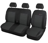 Autositzbezüge 2+1 Transporter Fahrersitz + Doppelsitzbank für Mercedes Vito