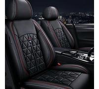 Autositzbezüge Auto Vordersitz 2 Stück Set Autositzbezüge Leder Universal Set Geeignet Für Mitsubishi Space Star ASX Eclipse Cross Outlander Carisma L200