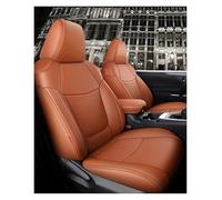 Autositzbezüge Autositzbezüge Für Toyota Für Corolla, 5-Sitzer-Komplettset, Mittelsitz Perforiert, Echtleder Sitzbezug Auto(Orange)