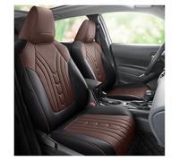 Autositzbezüge Autositzbezüge Für Toyota Für Corolla Cross 2022, Komplettset, Styling, Auto-Echtleder-Innenausstattung Sitzbezug Auto(Kaffee)