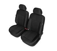 Autositzbezüge Autositzschoner Sitzbezüge 1+1 Front Vordersitze Kompatibel mit Daewoo Kalos Auto Sitzbezug Schwarz Autositzauflage Autositz Sitzauflagen Tuning Auto Zubehör Innenraum