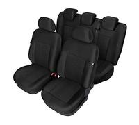 Autositzbezüge Schonbezüge Sitzbezug Set Auto Schwarz für Dacia Sandero