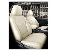 Autositzbezüge Für Toyota Für Prius Autositzbezüge 5-Sitzer Komplettset Mittelsitz Perforiert Echtleder Innenausstattung Sitzbezug Auto(Beige)