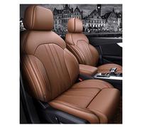 Autositzbezüge Full Set Custom Fit Für A4 A6 A3 Q5 Q7 Tt A7 Q3 Spezifisches Echtleder Mittelperforiert Fahrzeug Sitzschut(Braun)