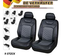 Autositzbezüge Komplett-Set Universal Sitzbezüge für Autos, PVC Autositzkissen,
