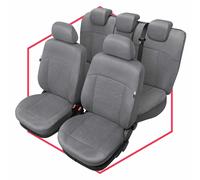 Autositzbezüge Schonbezüge Sitzbezug Set Grau für Mitsubishi Space Star (13-)