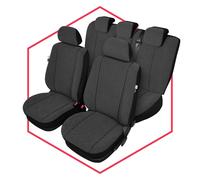 Autositzbezüge Schonbezüge Sitzbezug Set Schwarz für Mitsubishi Space Star (13-)