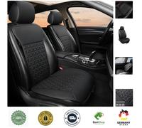 Autositzbezüge Schutz für Vordersitze universell Schwarz