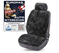 Walser Set: Autositzbezug »Iva «, aus Lammfell, schwarz