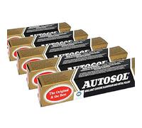 Autosol 5er Pack Metall Politur (75ml X5) Chrom Alu Edelstahl Messing Kupfer Usw