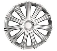 AutoStyle 4er Set Radzierblenden Nero 13-Zoll Silber