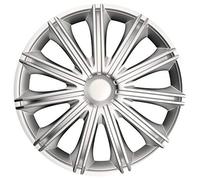 AutoStyle 4er Set Radzierblenden Nero 17-Zoll Silber