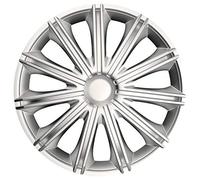 AutoStyle 4er Set Radzierblenden Nero 18-Zoll Silber