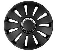 AutoStyle Nabenkappen Silverstone Pro 17 Zoll ABS schwarz 4er Set