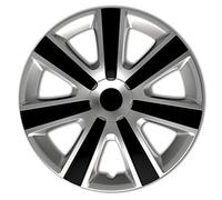 AutoStyle Radkappen VR 13 Zoll ABS silber / schwarz 4er Set