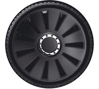 AutoStyle Radkappen Silverstone Pro 13 Zoll ABS schwarz 4er Set