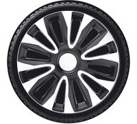 AUTO-STYLE Satz Radzierblenden Avalone 16-Zoll Silber/Schwarz