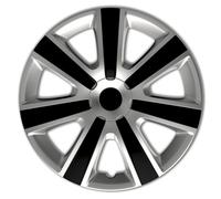 Satz Radzierblenden VR 15-Zoll Silber/Schwarz