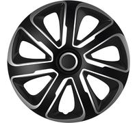 AutoStyle Radkappen Livorno 13 Zoll ABS schwarz / silber 4er Set