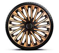 AutoStyle Radkappen Radzierblenden Soho14 Zoll ABS schwarzgold 4er-Satz