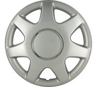AutoStyle Radkappen Florida 15 Zoll ABS Silber 4er Set