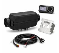 Autoterm Air 2D 12V 2kW Diesel Standheizung - Komplettset inkl. Comfort Control Bedienpanel, Einbausatz & Pundmann Einbauflansch - für Camper, Van & Wohnmobil (Pundmann Flansch 80 mm)