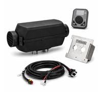 Autoterm Air 2D 12V 2kW Diesel Standheizung - Komplettset inkl. Mini Control Bedienpanel, Einbausatz & Pundmann Einbauflansch - für Camper, Van & Wohnmobil (Pundmann Flansch 40 mm)