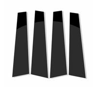 Autotür-Fenster-B-Säule Kompatibel Mit Porsche Für Panamera 2009 2010 2011 2012 2013 2014 2015 2016 4 Teilige Autotür Fenstersäulen Zierleisten Abdeckungen Aufkleber Schwarz