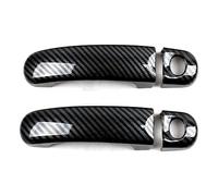 Autotürgriffabdeckung Für B&eetle 2003-2011 Chrom Türgriff Zierleisten Anti-Kratz-Schutzfolie Zubehör Protector Kompatibel Mit(Double-hole Carbon Fiber Pattern)