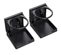 AUTOUTLET 2 stücke Auto Getränkehalter, Universal klappbar Dosenhalter Flaschenhalter Becherhalter für Boot KFZ, aus Kunststoff, Folding Drink Holders