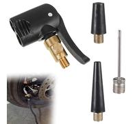 Autoventil Hebelstecker Autoventil Adapter, Ventilstecker KFZ-Luftpumpen Zubehör, Autoventil Hebelstecker, Auto Reifen Air Chuck, Auto Luftpumpen Gewindedüse,für Auto, Fahrrad, Motorrad, Reifenfüller