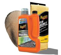Autowash Set Meguiars Hybrid Ceramic Wash & Wax Shampoo Handschuh Trockentuch