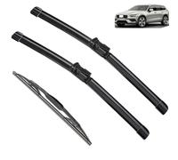 Autowischer kompatibel mit Volvo V60 Schrägheck 2010-2018, Auto-Wischerblätter vorne und hinten, weiche Gummi-Scheibenwischer, automatische Windschutzscheibe, 26 Zoll, 20 Zoll, 12 Zoll, 2016 2017 (Co