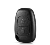 AUTOZOCO Autoschlüsselgehäuse mit 2 Tasten, kompatibel mit Renault Trafic, Renault Master, Movano, Nissan Interstar, Primastar, Kangoo, Opel Vivaro, Tasten zum Öffnen, Schließen, ohne Batteriebuchse