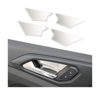 Autozubehör Innenraum Für VW Für TCROSS Für T-cross 2018-2023 Edelstahl Auto Türgriff Schüssel Abdeckung Aufkleber Trim Zubehör 4Pcs Autozubehör Innenraum