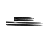 Autozubehör kompatibel mit Ford Explorer 2020-2023: ABS-Chrom-Carbon-Seitenschweller, kratzfeste Abdeckung, Zierleisten(Carbon fiber LOOK)