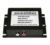 AUX IN Interface für AUDI mit MMI 2G&3G System, PORSCHE, MERCEDES, BMW mit MOST®