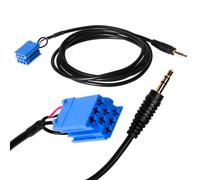 AUX Line In Adapter Kabel Stecker Auto Radio passend für Smart for Two 450