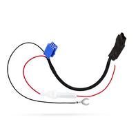 AUX Line In Bluetooth Adapter Kabel Mini ISO Radio passend für Blaupunkt Becker