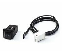 AUX Stecker mit Buchse MP3 passend VW Radio RCD510 RCD310 RCD300 RCD210 RNS510