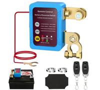 AVCXEC Drahtloser Auto Batterietrennschalter 12V mit Fernbedienung, 240A Drahtloser Fernbatterie-Trennschalter für Autos, Batterie Trennschalter 12V mit Fernbedienung für Auto, Rv, Atv, Lkw und Boot